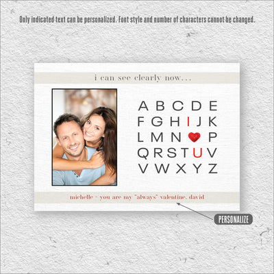 Alphabet Love | Acrylic Frame