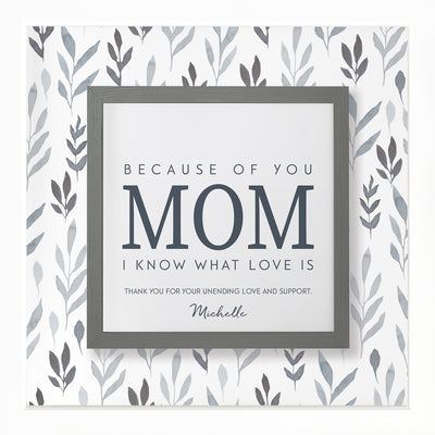 Mother's Day Birthday Personalized Print or Framed Print | Mom You Are Love