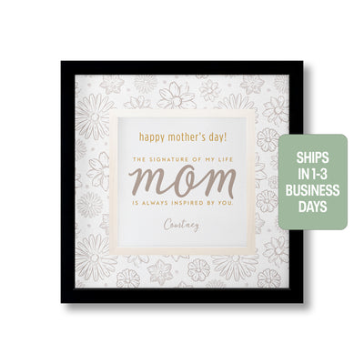 Mother's Day Birthday Personalized Print or Framed Print | Inspired By You