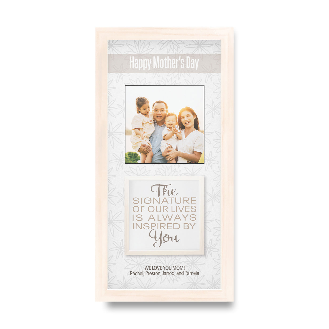 Mother's Day Birthday Personalized Print or Framed Print | Inspired By You - Photo