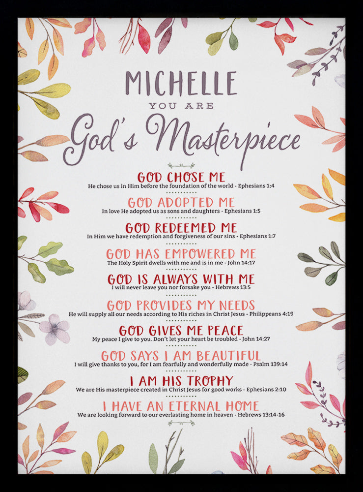 You Are God's Masterpiece | Style A