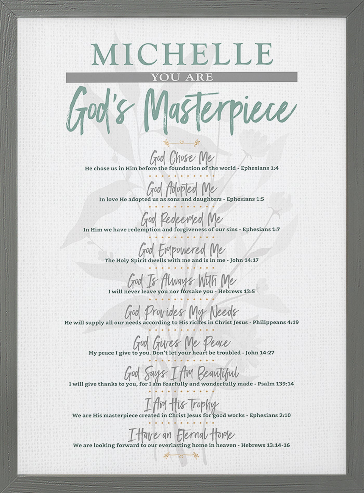 You Are God's Masterpiece | Style B