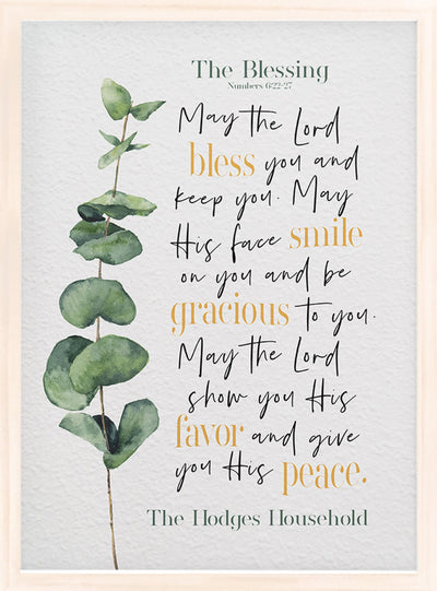 Aaronic Blessing | Floral Scripture