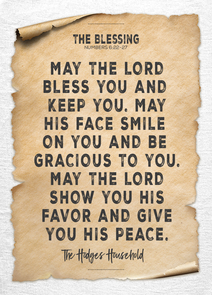 Aaronic Blessing | Parchment Scripture