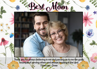 Best Mom | Personalized Mom Mother's Day Birthday - Acrylic Frame Print - 1
