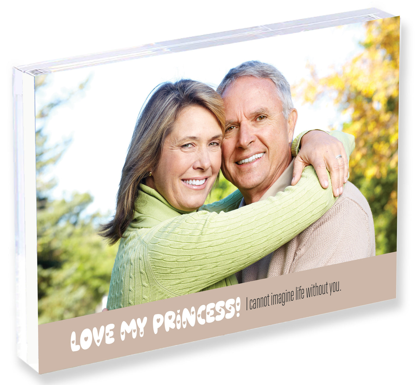 Love My Princess | Personalized Love Gift - Acrylic Frame