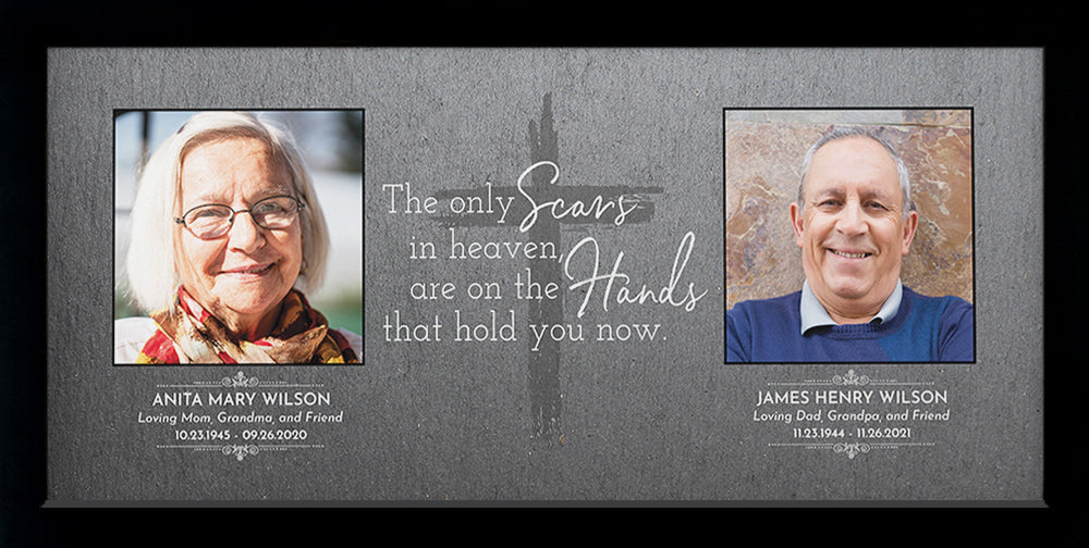 Scars in Heaven | Personalized Memorial, Grief, Sympathy, Bereavement, Condolence, Funeral Gift, Print, Wall Decor - 2 Photo
