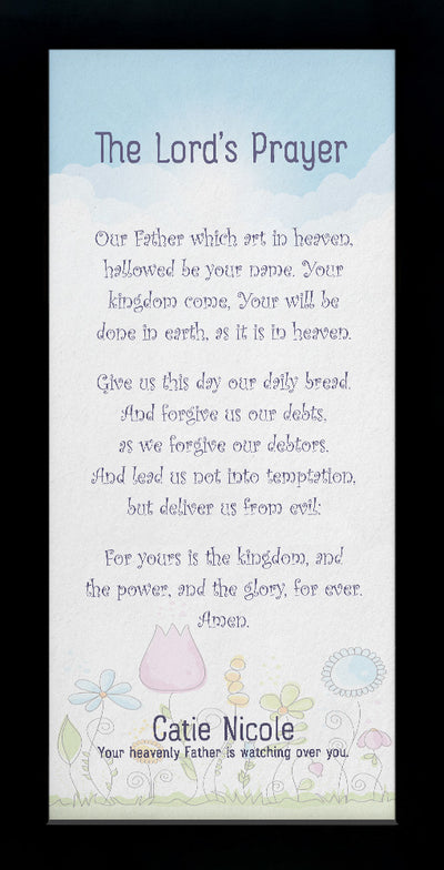 The Lord's Prayer | Scripture Print, Wall Decor - Child
