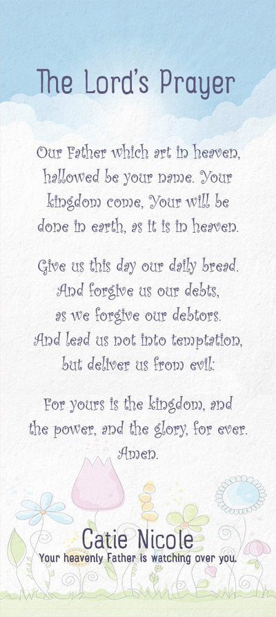 The Lord's Prayer | Scripture Print, Wall Decor - Child