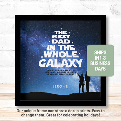 Galaxy Dad | Personalized Dad Father's Day Birthday Print, Wall Decor