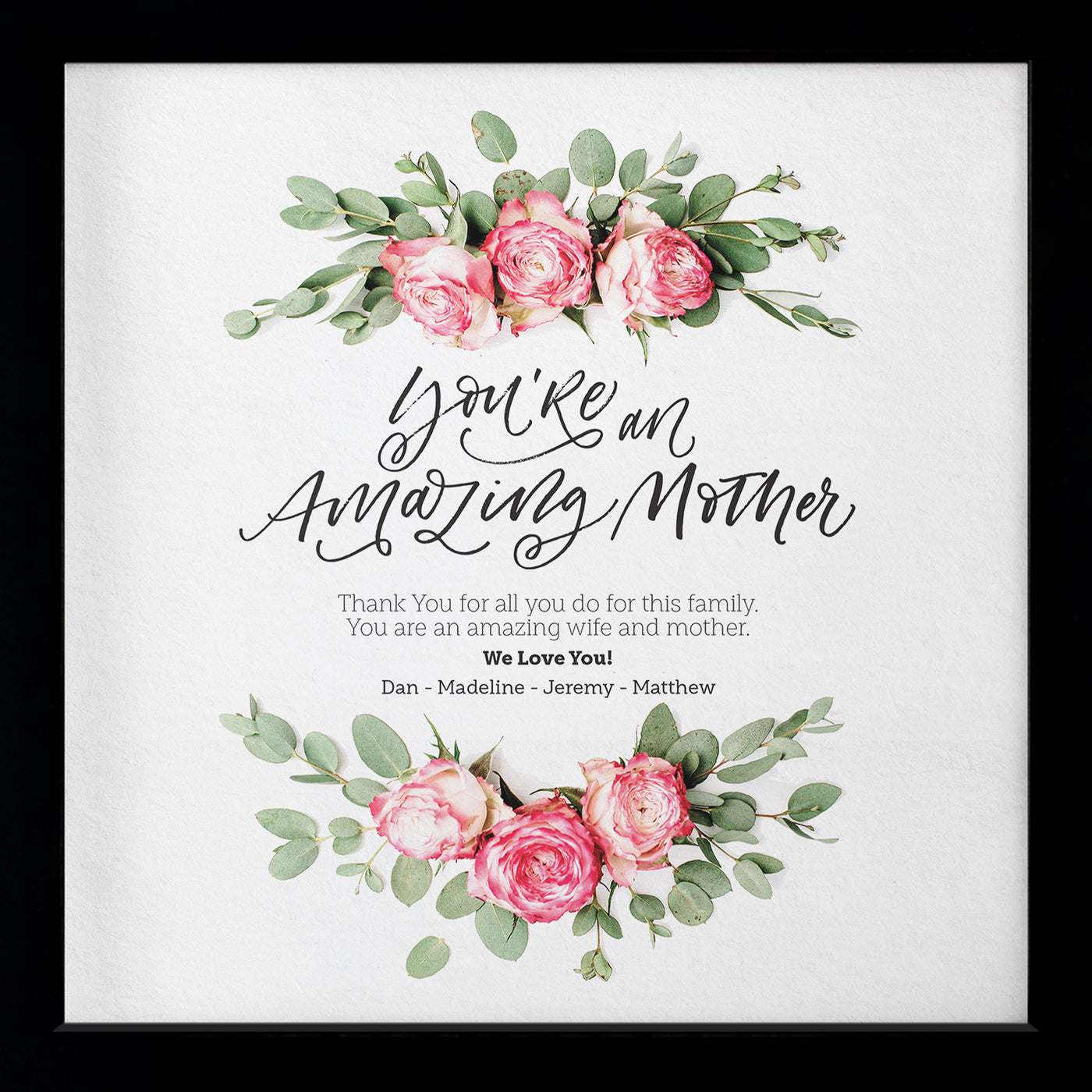 Amazing Mom | Personalized Mom Mother's Day Birthday Print, Wall Decor