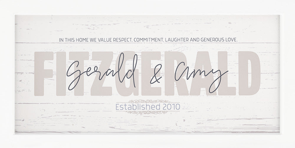 Family Name | Personalized Print, Wall Decor - Overlay