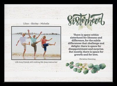 Sisterhood Friends | Personalized Friendship, Print, Wall Decor - Photo