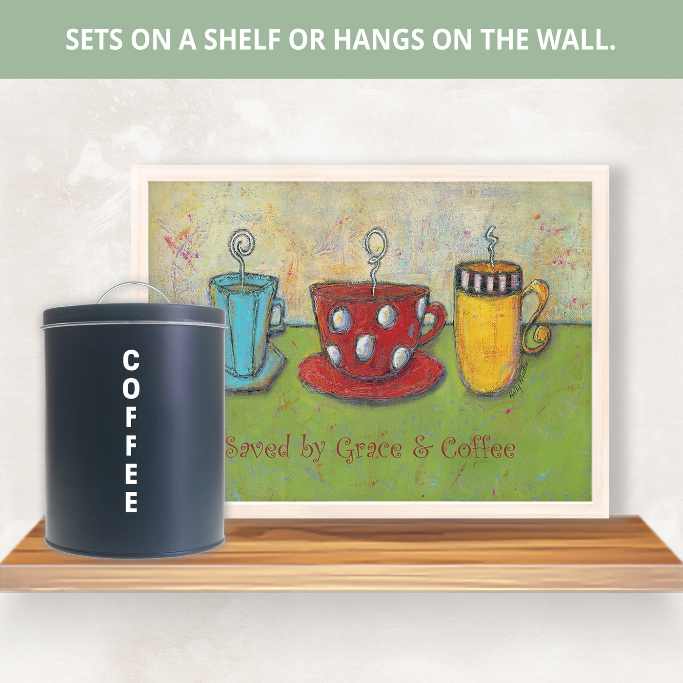 Coffee & Me | Personalized Kitchen Print, Wall Decor