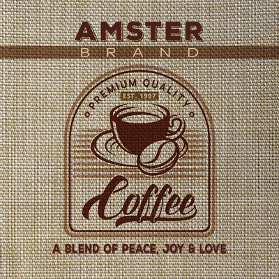 Coffee Name Brand | Personalized Kitchen Print, Wall Decor
