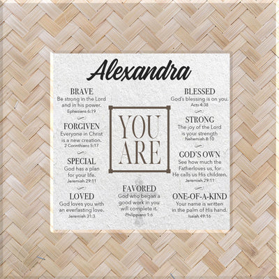You Are | Personalized Encouragement Print, Wall Decor