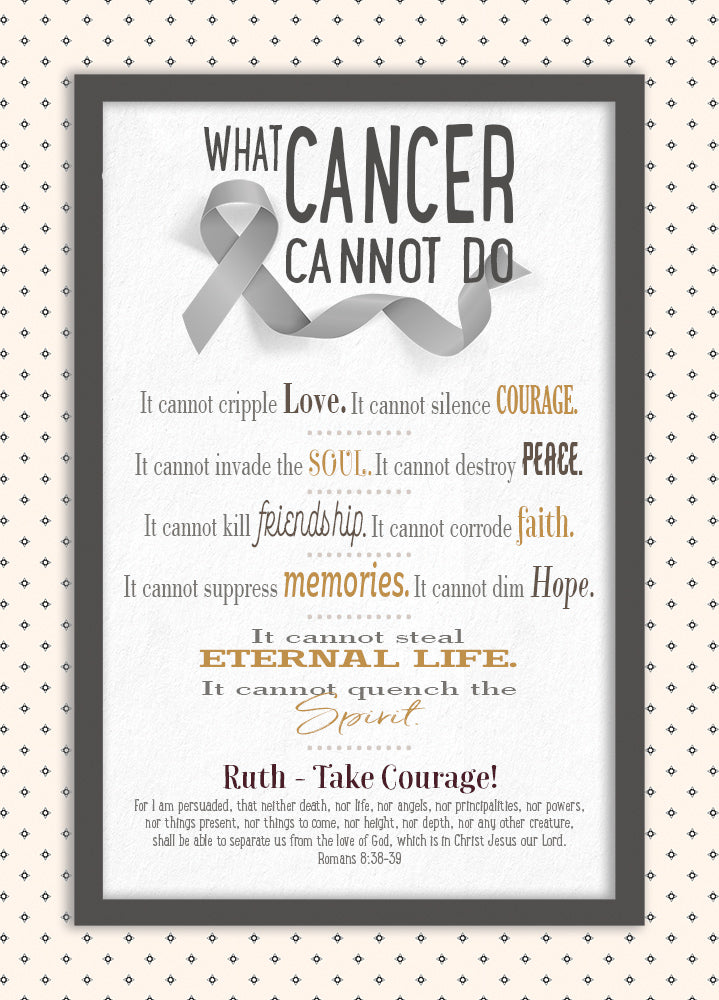 What Cancer buy Cannot Do