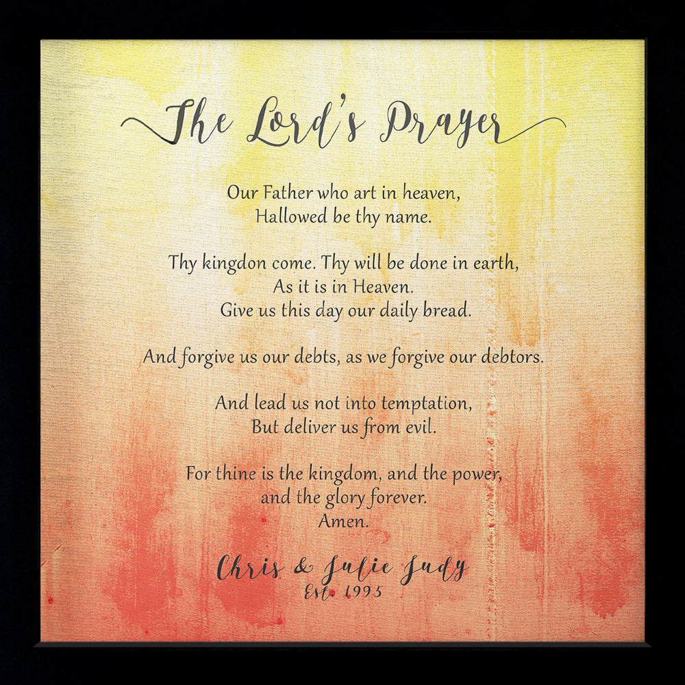 The Lord's Prayer | Scripture Print, Wall Decor