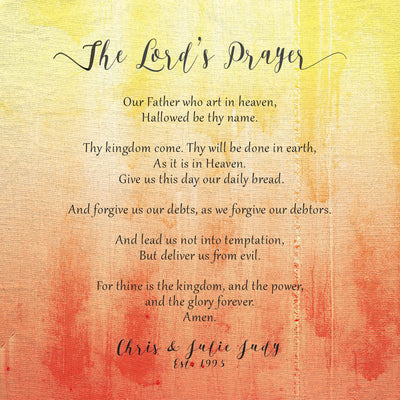 The Lord's Prayer | Scripture Print, Wall Decor