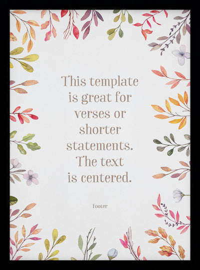 Custom Quote Print Style G | Personalized Sign or Print, Custom Poster, Any Text, Any Verse, Any Poem