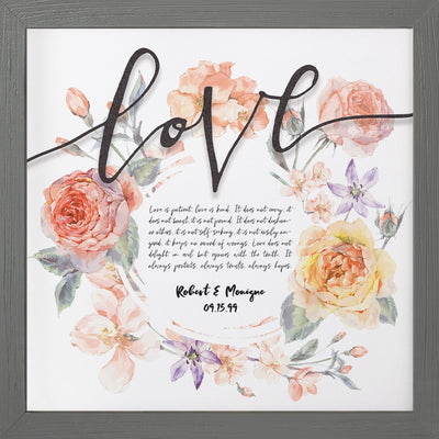 Love Is | Personalized Wedding, Anniversary, Love Gift, Print, Wall Decor