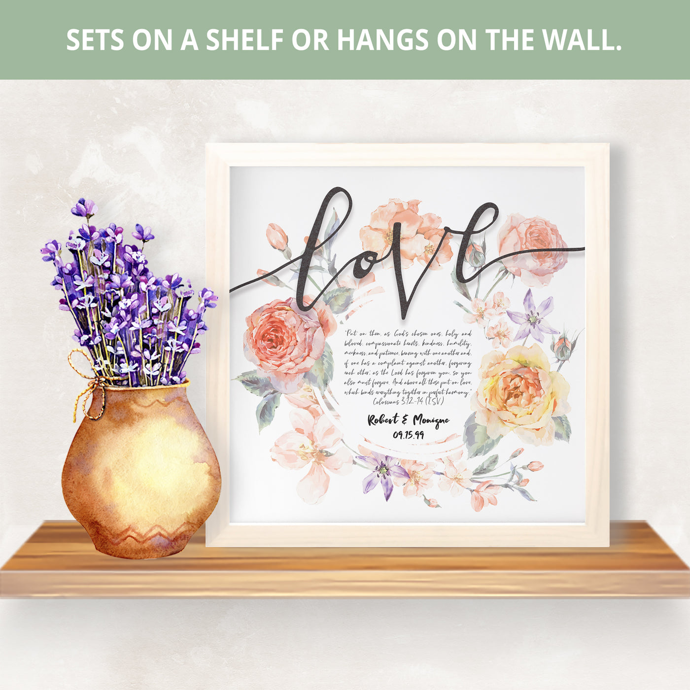 Love Is | Personalized Wedding, Anniversary, Love Gift, Print, Wall Decor