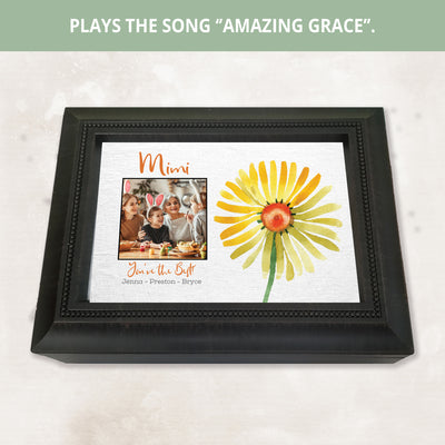 Grandma | Personalized Music Box - Sunflower Photo